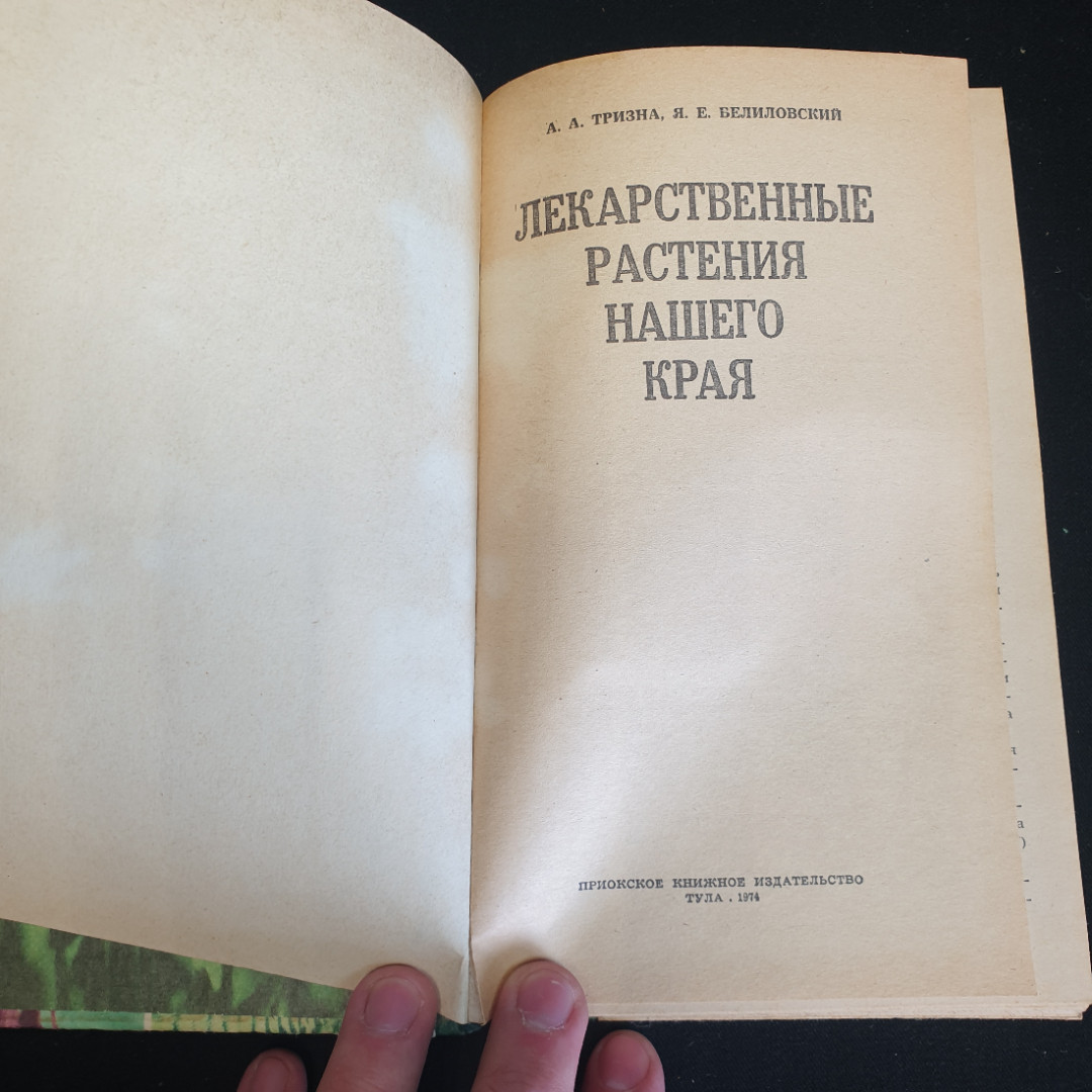 Лекарственные растения нашего края, Приокское изд., Тула, 1974г. Картинка 3
